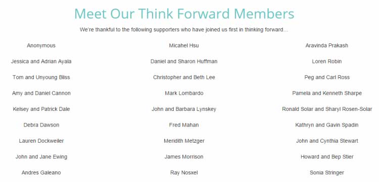 monthly donors