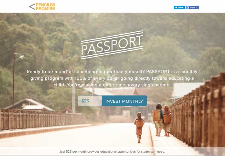 passport monthly giving program