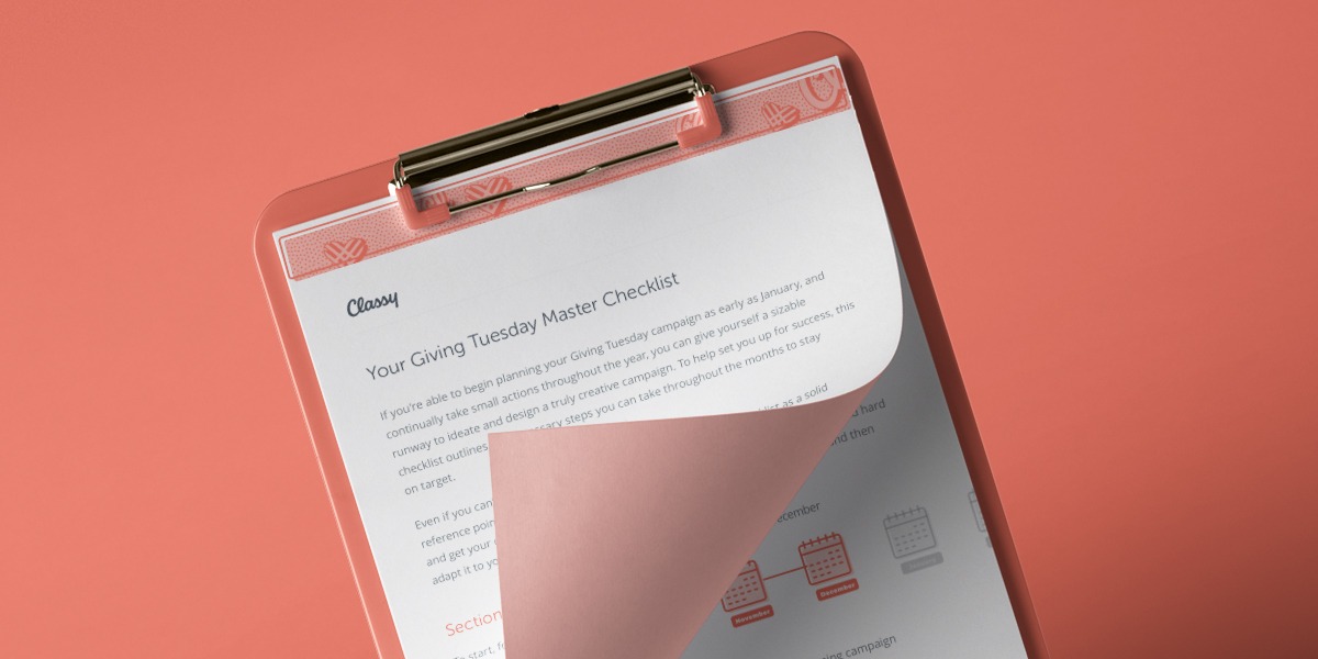 Your Giving Tuesday Master Checklist