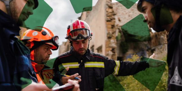 Emergency relief workers