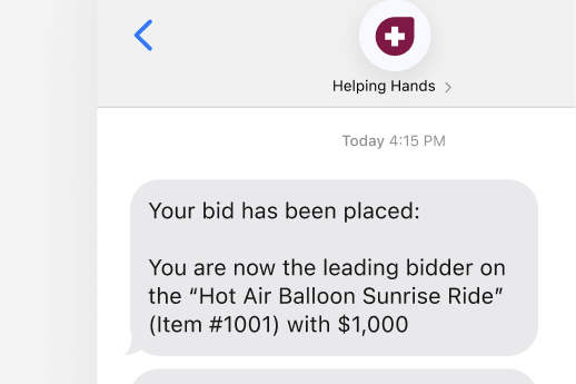 bidding feature