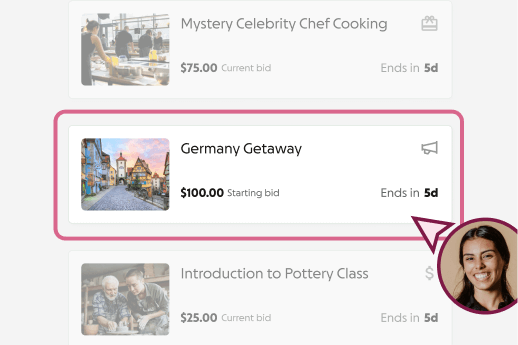 bidding feature example