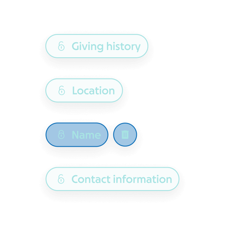 Security icon buttons