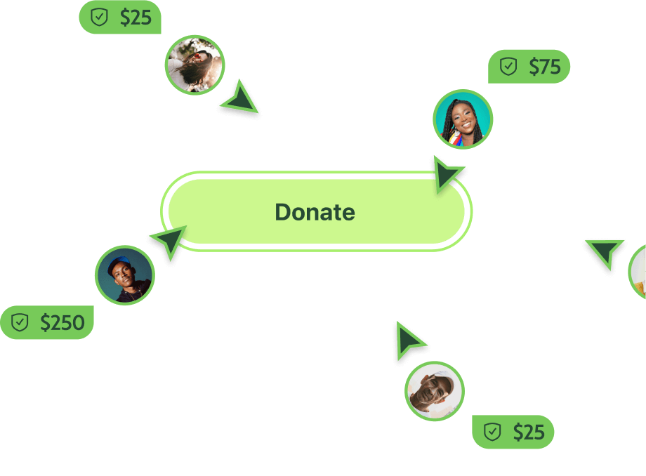 Donate button example