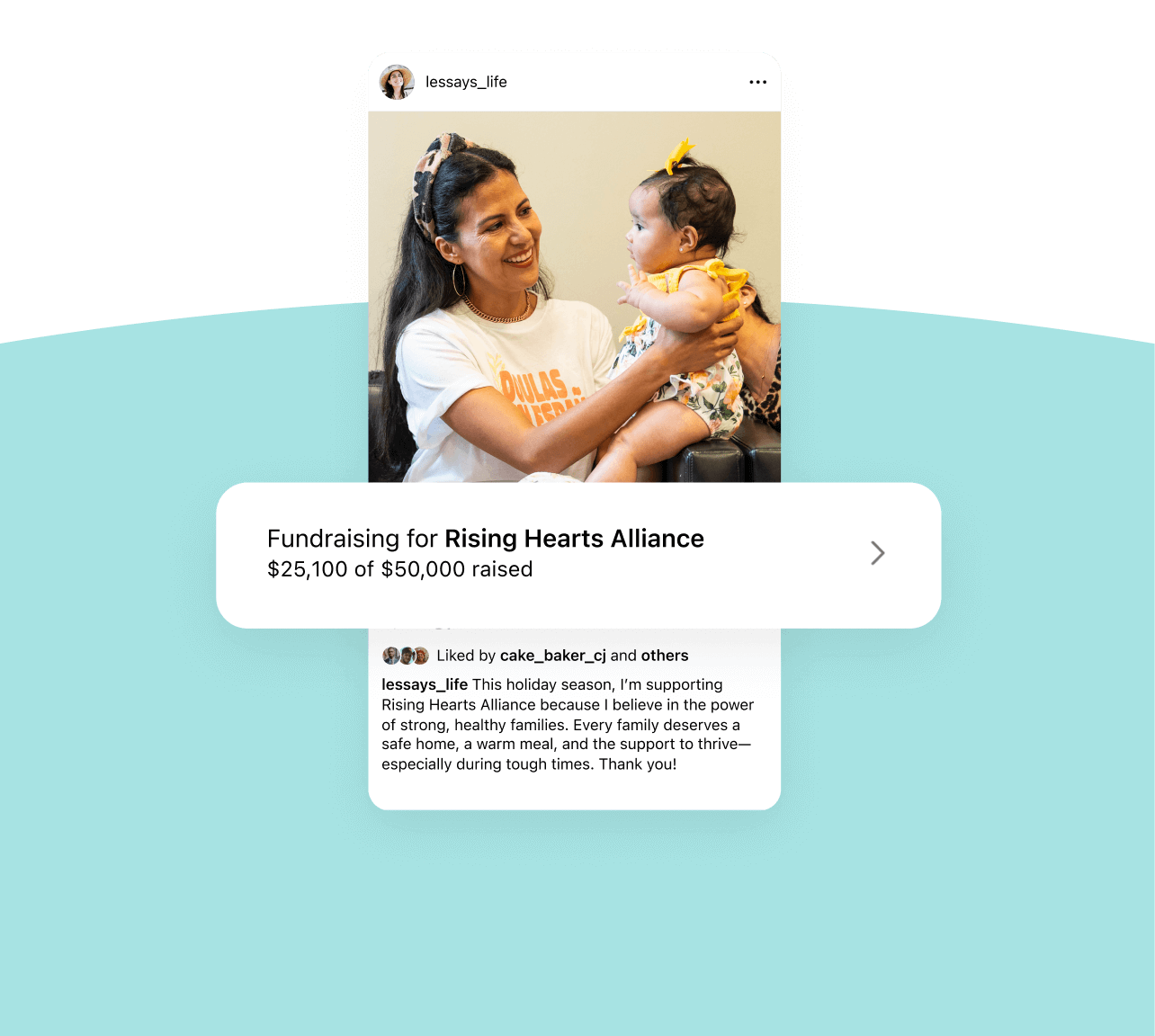 Social media post example