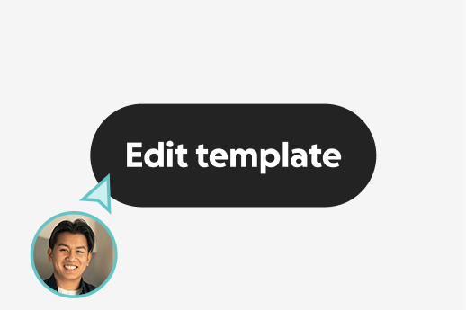Edit template button