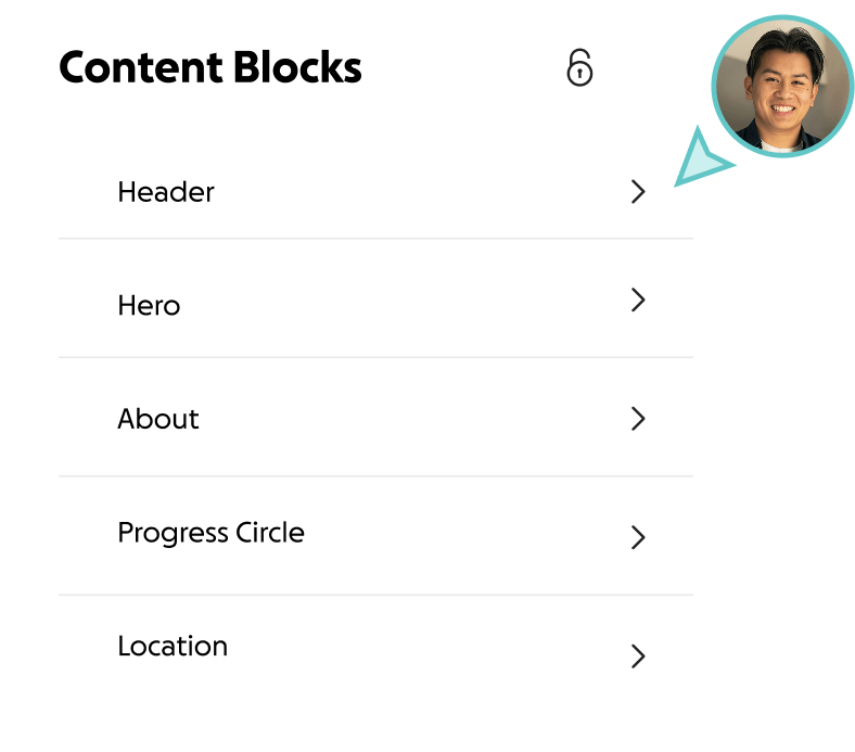 Content blocks example