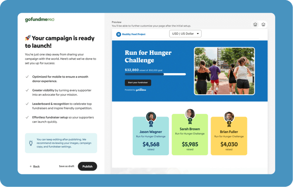 publish page example