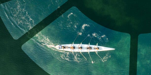 Crew out on a the water